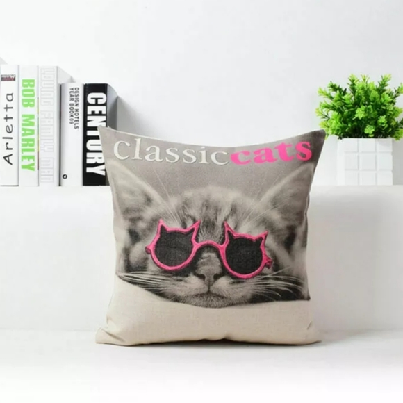 🐈Classic Cats Pillow Cushion Case 18" - Picture 2 of 6